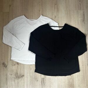 Women’s Oversized Long Sleeve Athletic Top Bundle